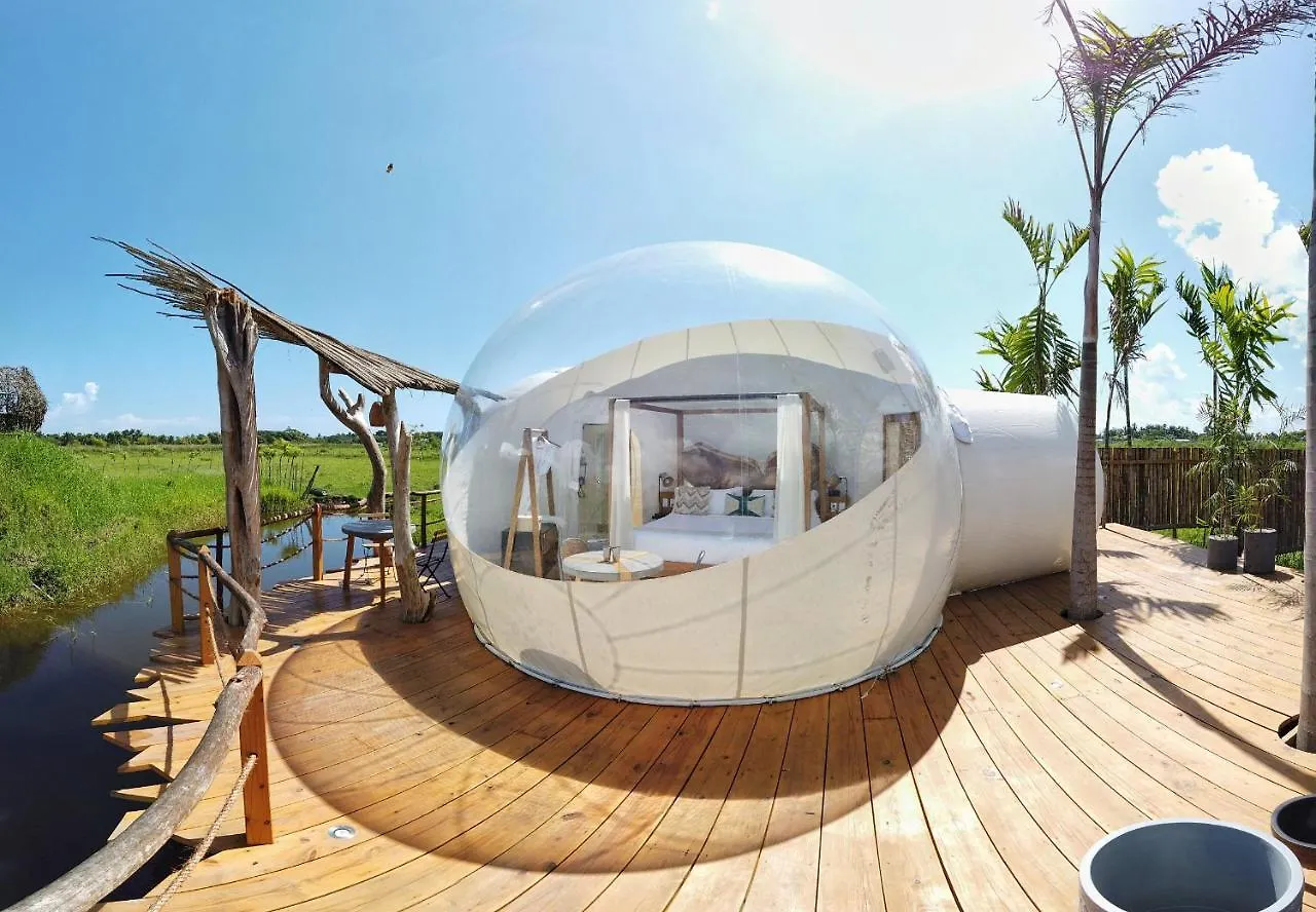 Роскошный шатер Green Land Bubble Glamping By Mint Кабарете